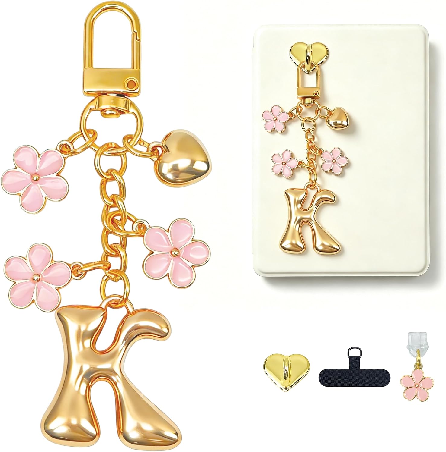 Charm Chain for Kindle,Cute Kindle Accessories Charms-Dust Plug Charm Type C/USB,Compatible with Kindle E-Reader/Tablet/Phone