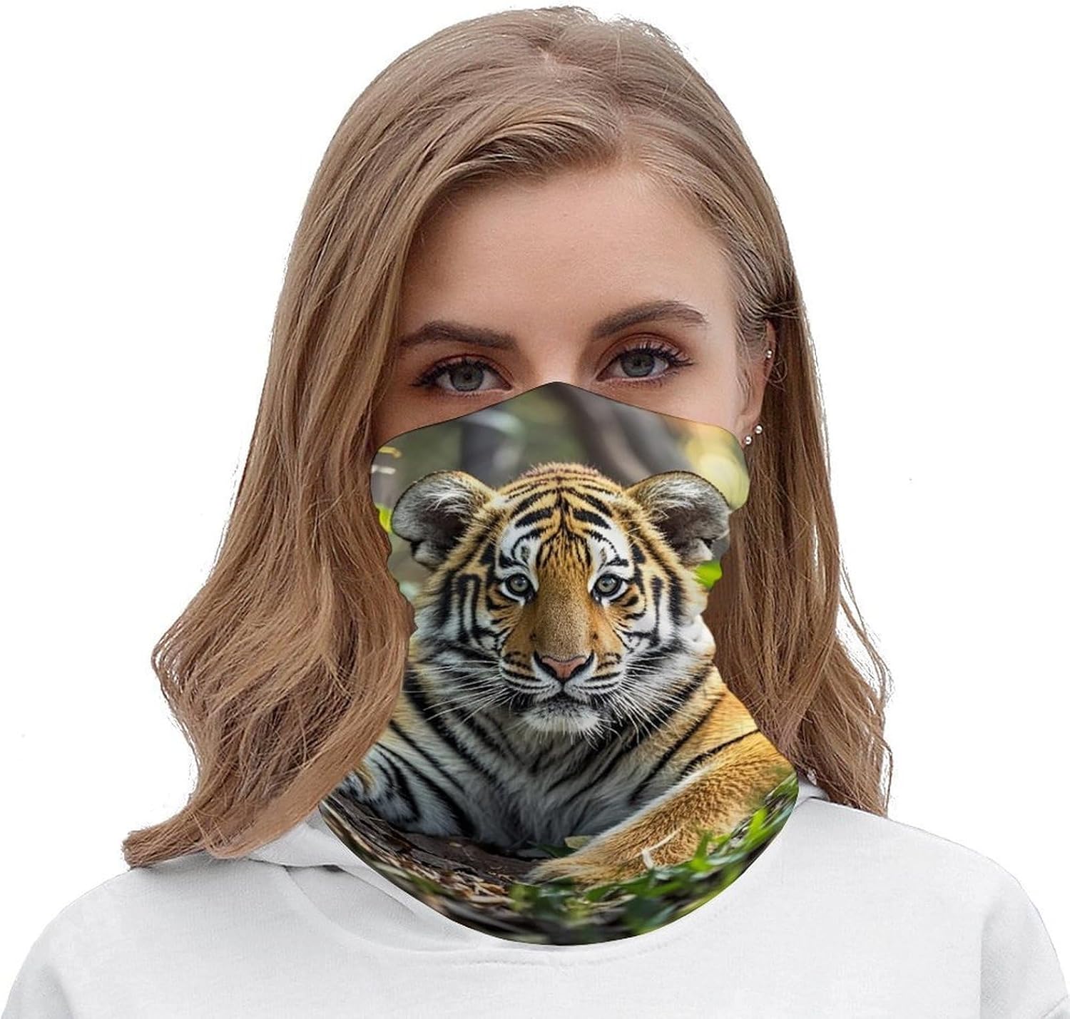 Big Tiger UV Protection Face Mask, Cooling Headscarf image 5