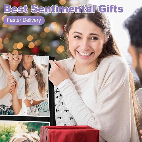 Miniatura 8 de Mantas personalizadas con fotos, 3 fotos, mantas personalizadas y mantas personalizadas para mejores amigas, regalos de amistad para mujeres