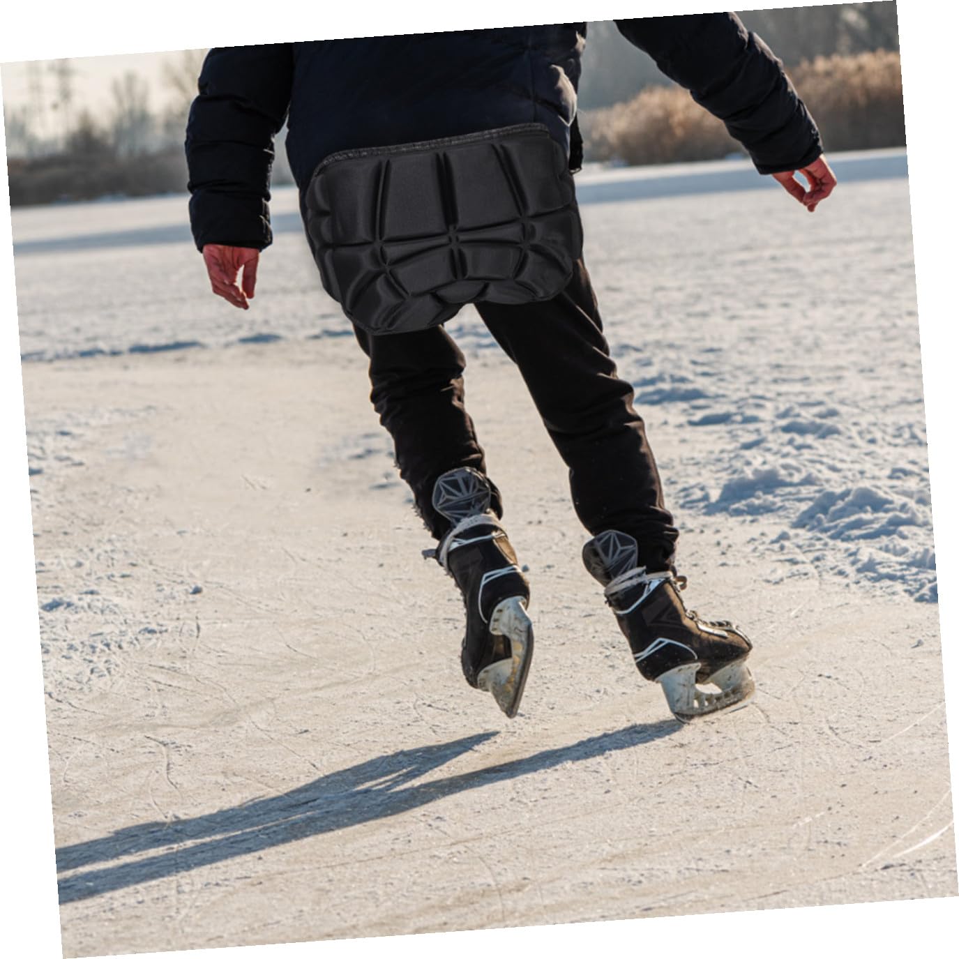 Protection Rembourré pour Patinage Adulte, Renforcée pour Chutes, Ski Pêche Hivernale, Confortable Respirant Homme Femme