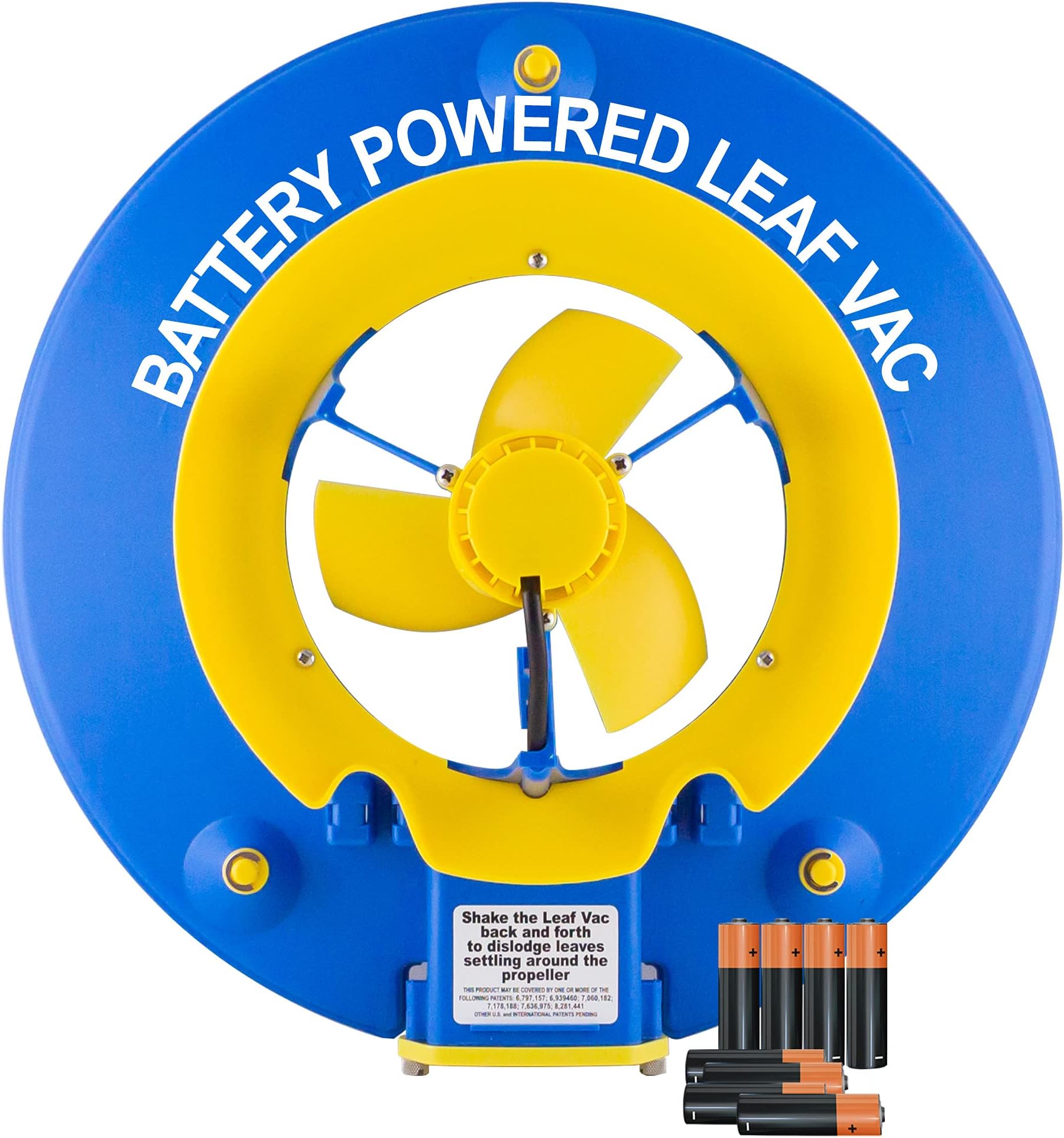 Pool Blaster Leaf Vac - Pool Leaf Vacuum & Skimmer, Cordless Hoseless Battery-Powered Swimming Pool Leaf Catcher with Heavy Duty Mesh Bag, for Inground and Above Ground Pools, by Water Tech