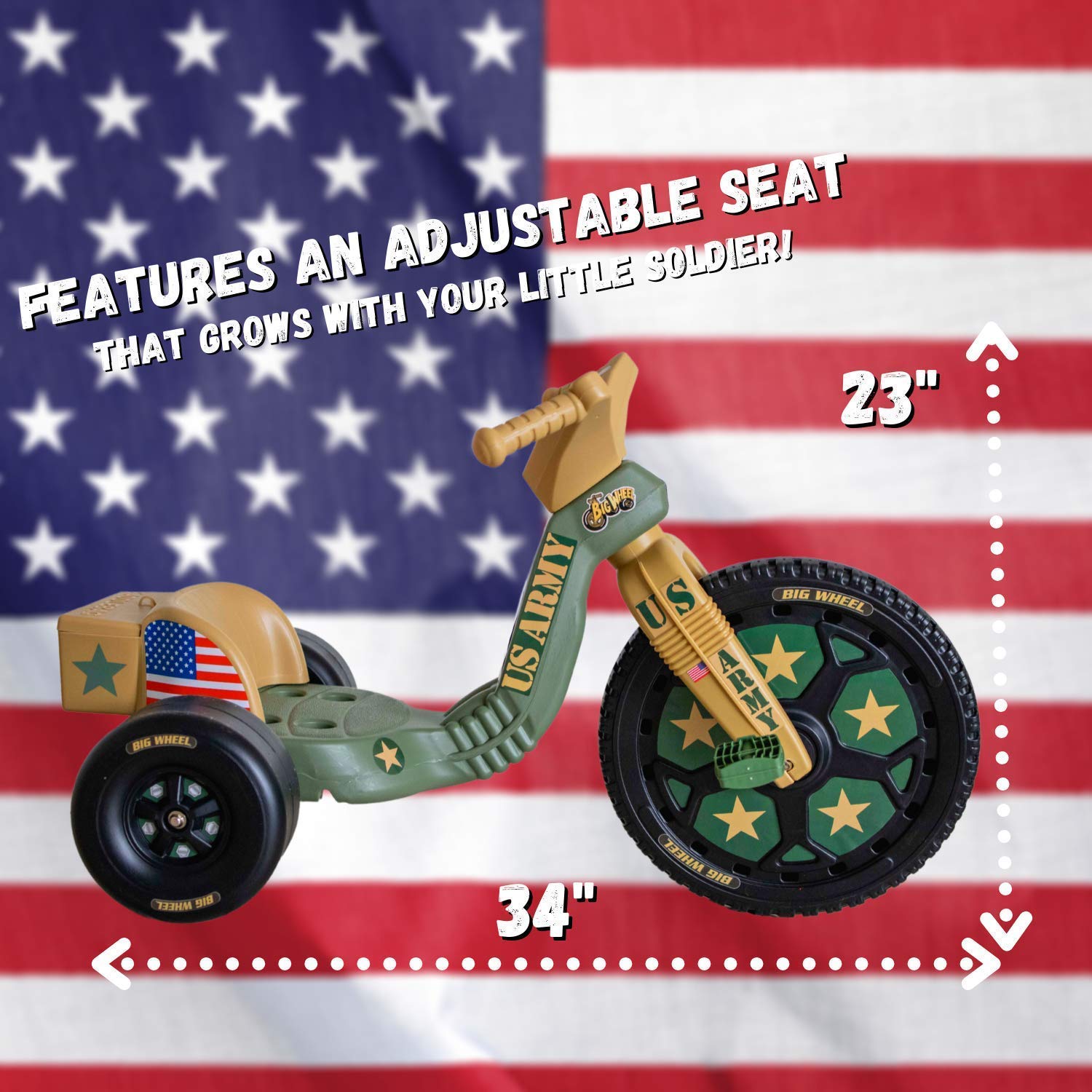 The Original Big Wheel 16 Inch Tricycle Big Wheel for Kids 38 Boys