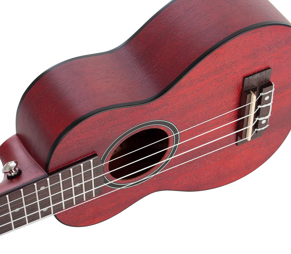 Cascha Ukulele soprano in mogano per adulti e bambini, in acquamarina, incl. 3 plettri e custodia imbottita, ukulele in legno di mogano per principianti e professionisti, con corde di nylon Aquila