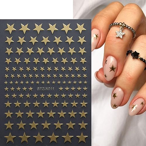 Miniatura 10 de Una hoja grande de otoño, calcomanías de arte de uñas de hoja de arce, transferencia de agua, calcomanías de papel de aluminio, búho de zorro,