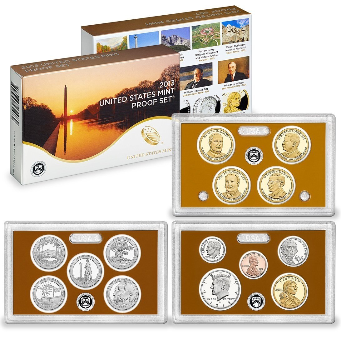 2013 S Mint 14 Coin Clad Proof Set in Original Packaging
