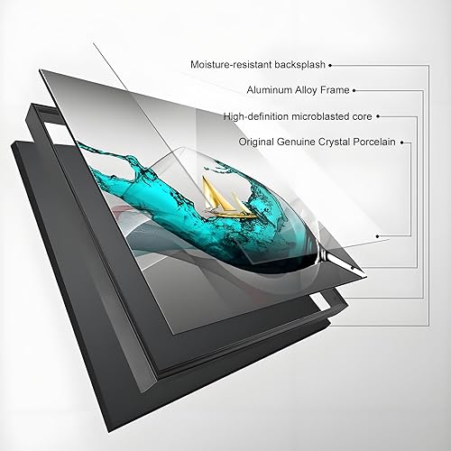 Miniatura 5 de Cuadros para Comedor Cuadros para Comedor Elegantes Y Modernos Cocina Arte de Pared Casa Cocina Hotel Oficina Decoración 2 Piezas, Combinación