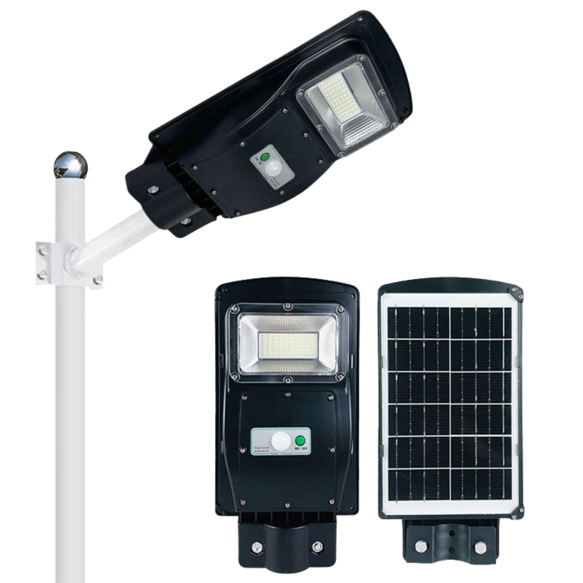 Solar Street Light Outdoor Motion Sensor Lamp | Dusk to Dawn Auto On Off | Waterproof Wireless Solar Light for Garden Pathway Yard Street Parking Security Lighting (40, Watts)-image-36
