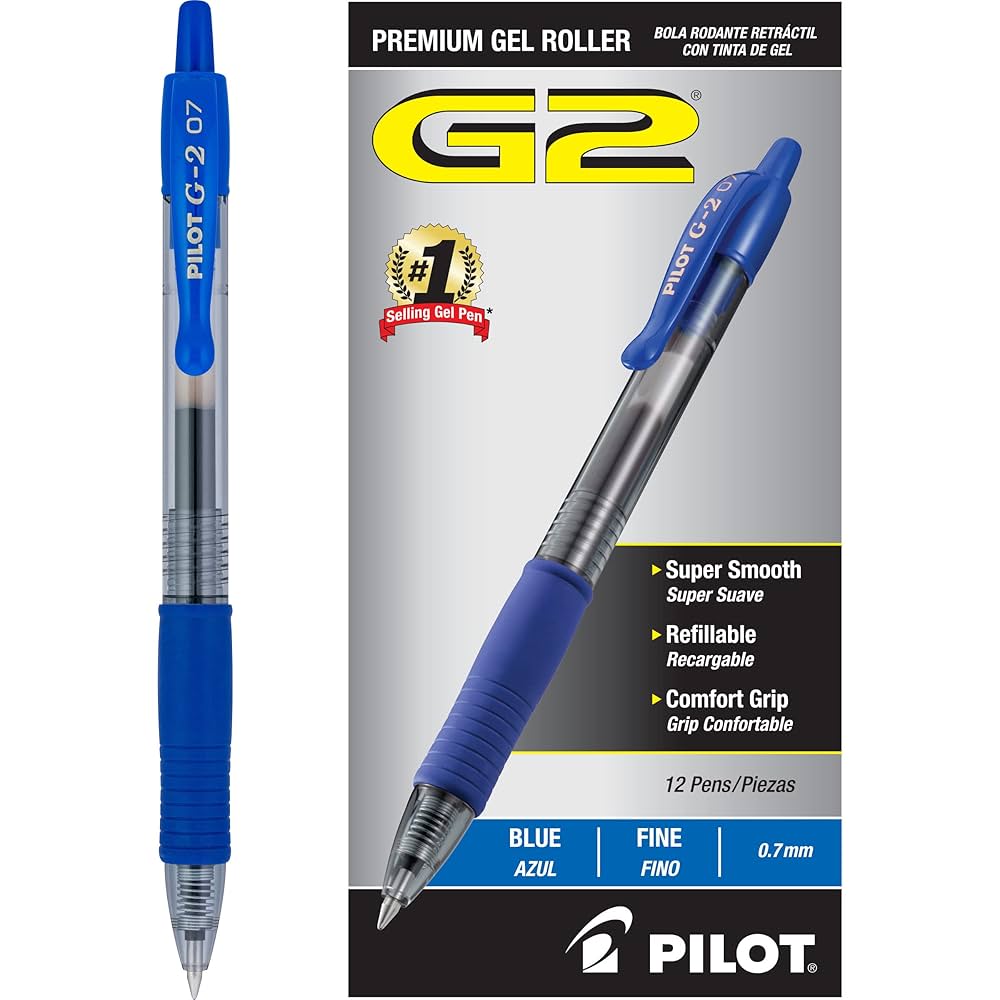 ピロぺ Amazon | Pilot G2 Gel Roller Ball Pen, Retractable
