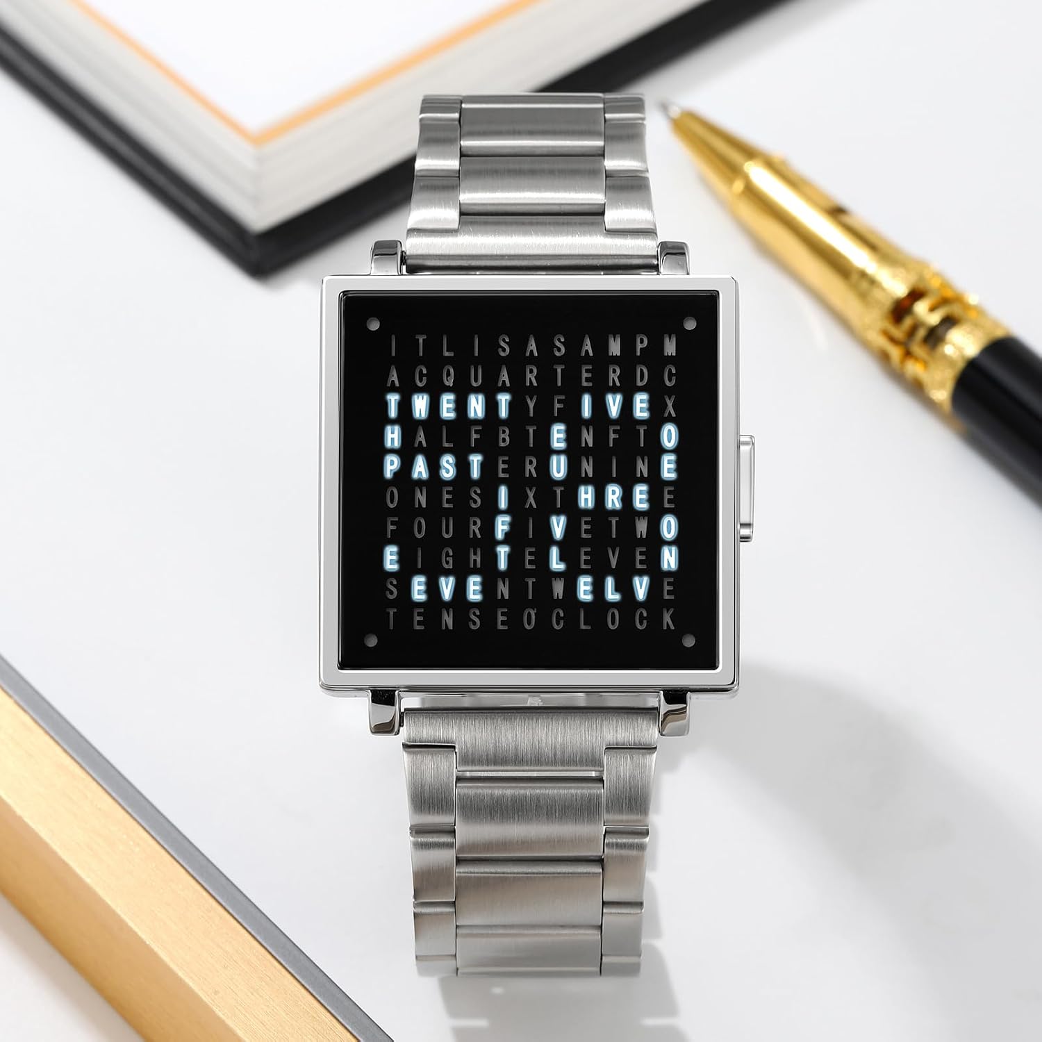 Men’s Stainless Steel Mesh Band Watch Japanese Quartz Movement, Multifunction Calendar Dials, 30M Waterproof – Ultra-Thin Fashion Wristwatch for Business & Casual