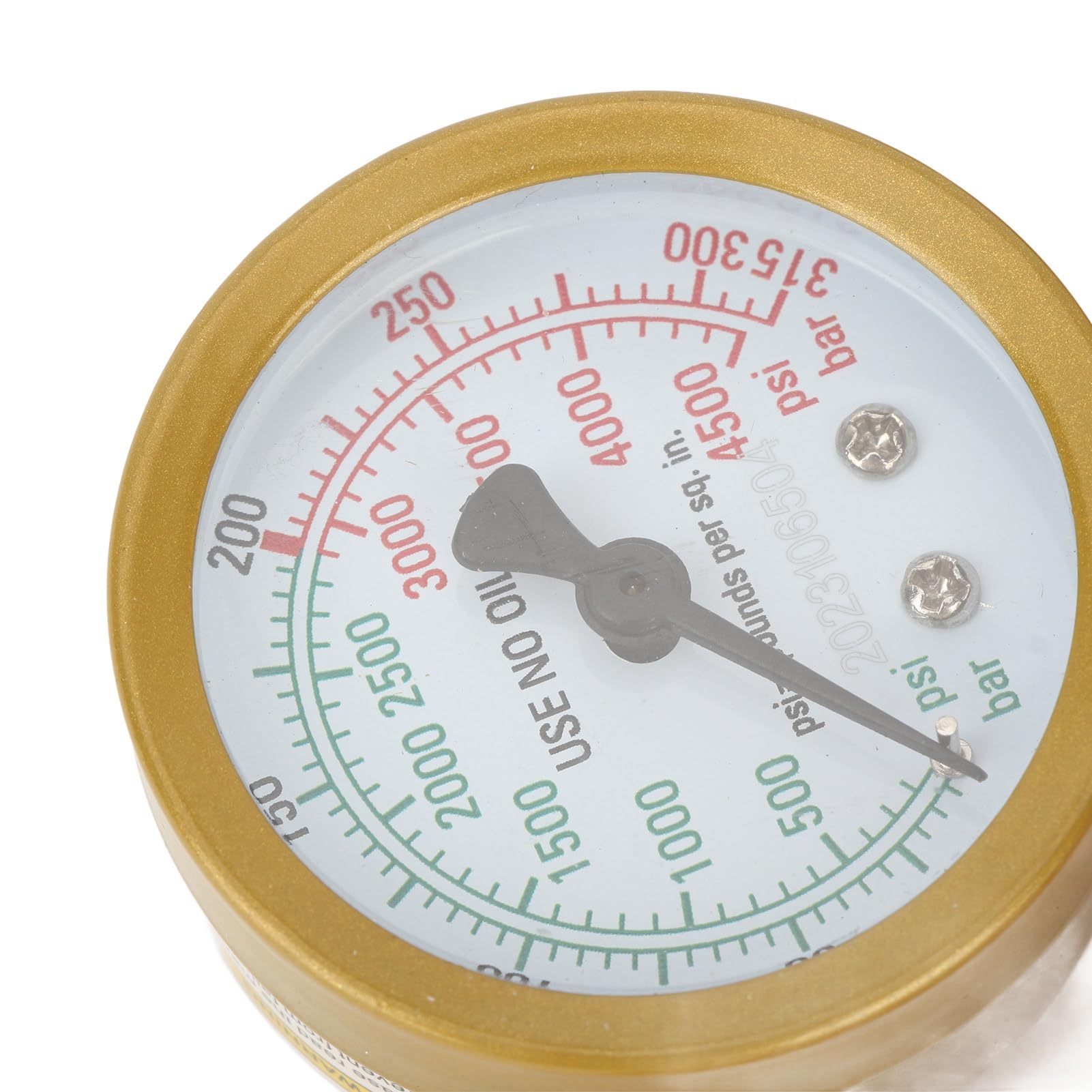 Regulator gazu spawalniczego | Przepływomierz argonowy CO2 do spawania MIG/TIG | Urządzenie pomiarowe 0-4500 PSI z wlotem gwintu męskiego G5/20.3 cm i wylotem 1/10.2 cm | Stałe ciśnienie wydajności