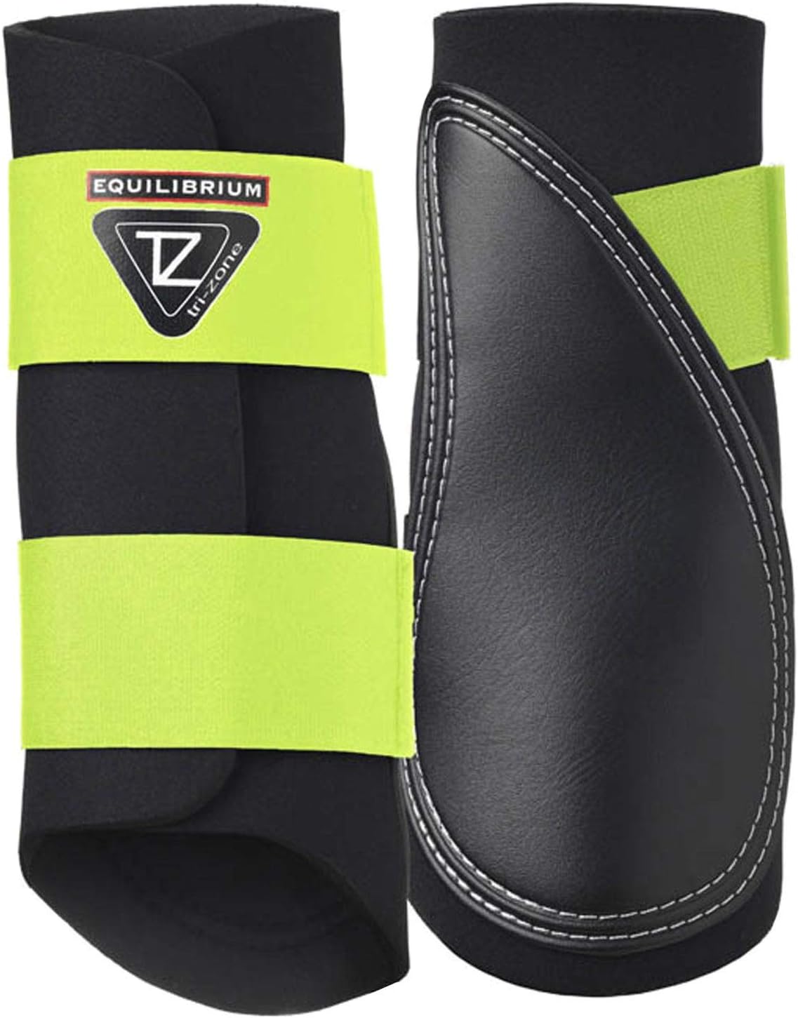 equilibrium Tri-Zone Brushing Boot X Large Fluorescent Black