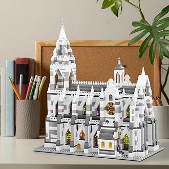 Miniature Building Blocks Cologne Cathedral Model Set (3598 Pieces) - Building Toys, Suitable for Children and Adults as Gifts
