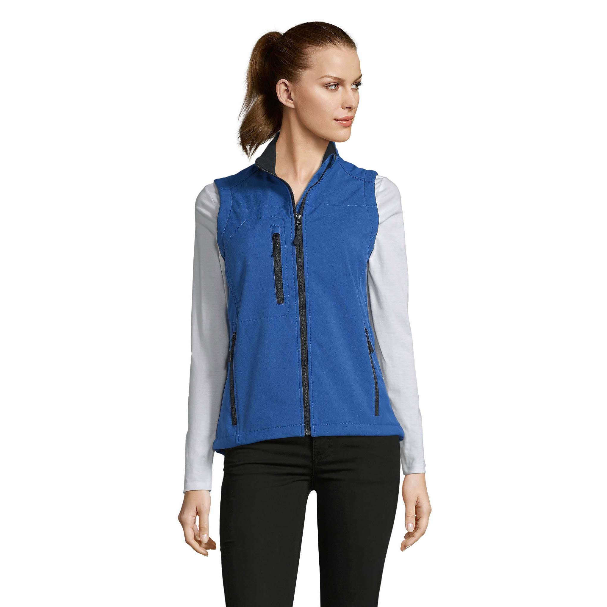 SOLS Damen Rallye Softshell-Bodywarmer/Softshell-Weste (XLarge) (Dunkelbraun)