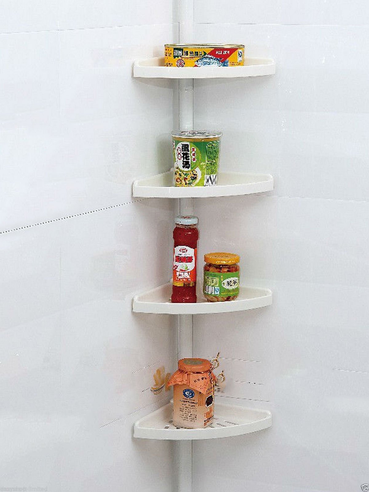 Buy Keraiz Stella Telescopic Shower Shelf caddy bathroom corner storage