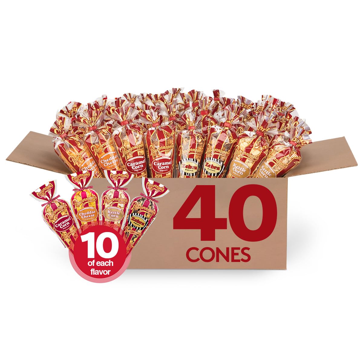 Popcornopolis Assorted 4-Flavor
