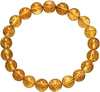 Vista 744 de Amazing Gemstone Pulsera de cristal para mujeres y hombres, pulsera de cristal curativo de protección, pulsera elástica con cuentas de piedras