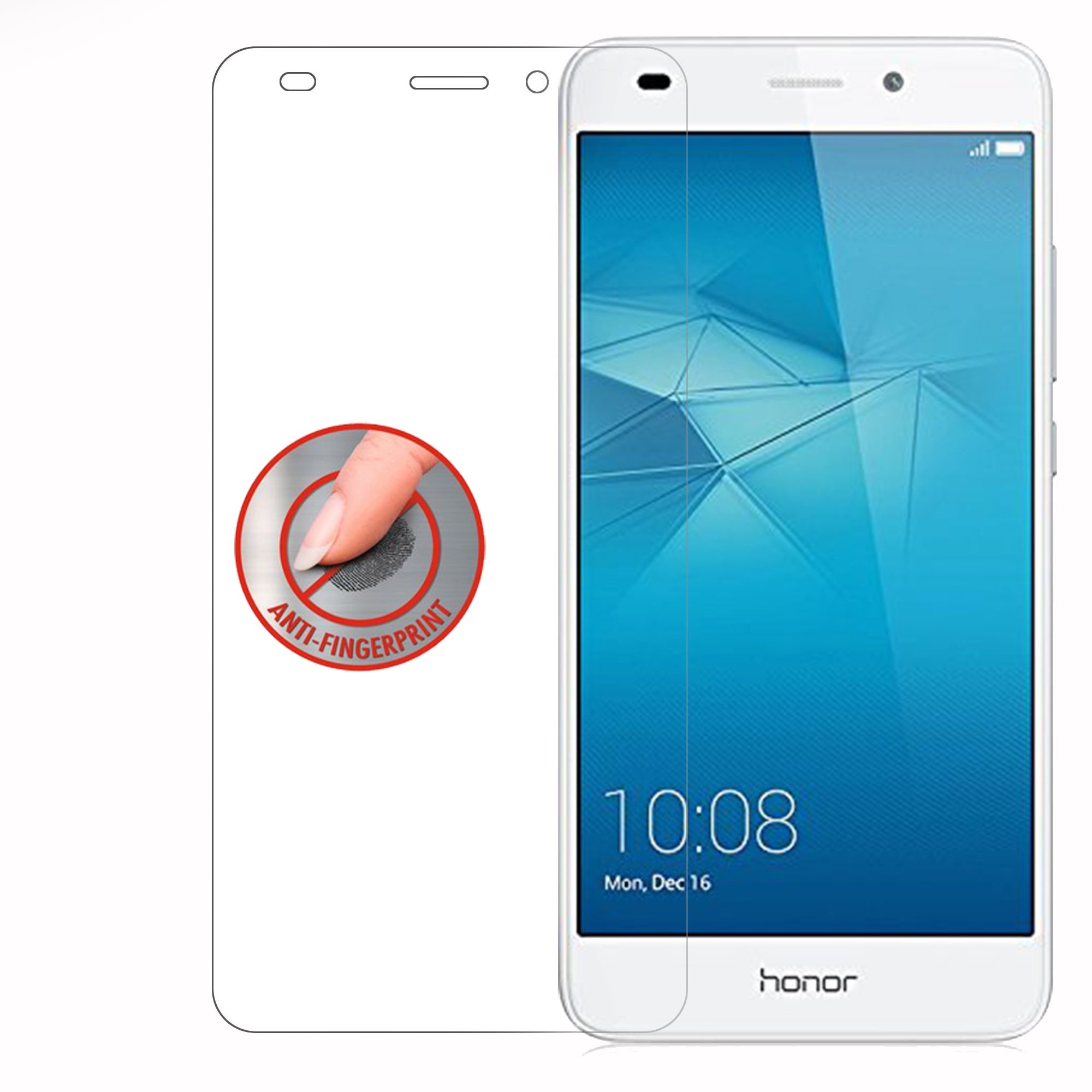 Cadorabo Pellicola Protettiva compatibile con Honor 5C in ELEVATA TRASPARENZA - Vetro di protezione del display (Tempered) con durezza 9H con compatibilità 3D touch