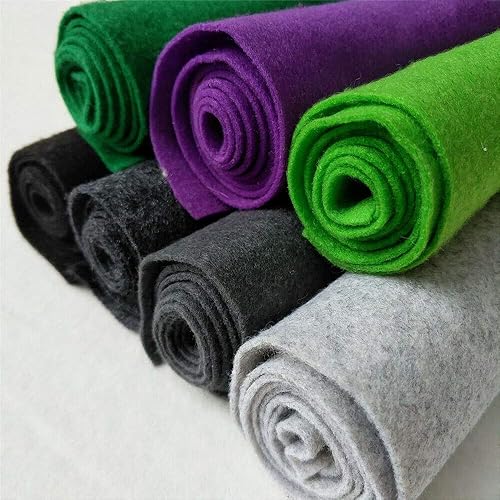 Miniatura 3 de MUGgYz 36 x 36 pulgadas (elige tu color dándonos un mensaje), tela de fieltro suave no tejida, hoja de tela de fieltro retazos DIY costura muñecas