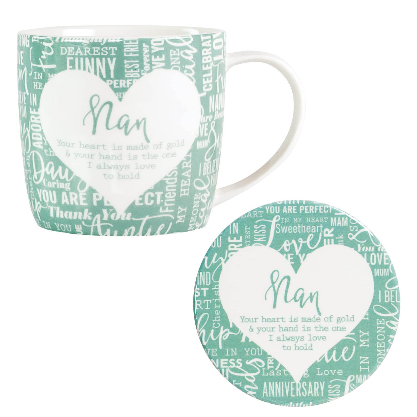 Said with sentiment7154 Nan Mug & Coaster Set