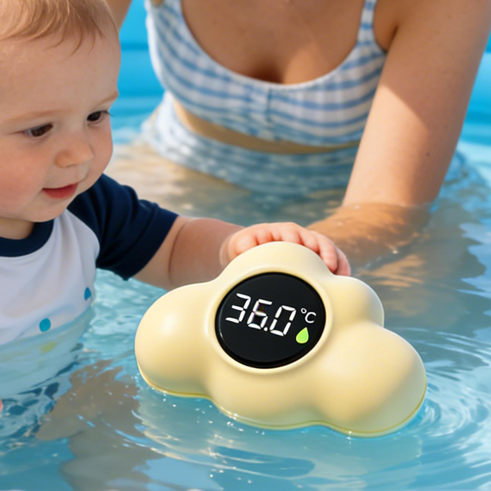 Termometro Da Bagno Per Bambini - Termometro Digitale Per Acqua Con Display A LED, Termometri Per Vasche Da Bagno Per Bambini, Termometri Bagnetto Neonato Digitale Galleggiante