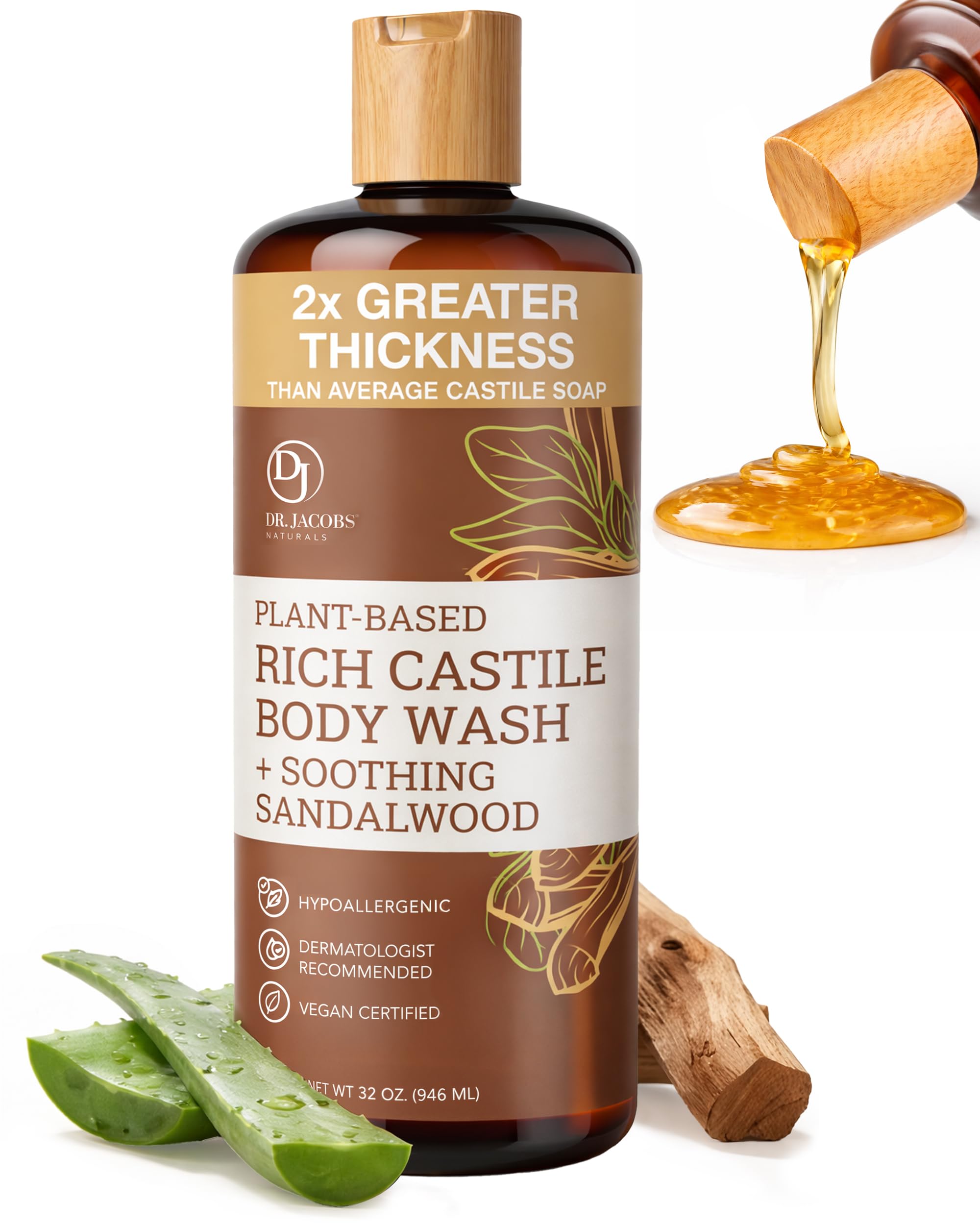 Amazon.com : Dr. Jacobs Naturals Castile Sandalwood All-Natural