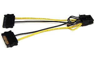StarTech SATA to 8-Pin PCIe Power Cable Adapter (SATPCIEX8ADP)