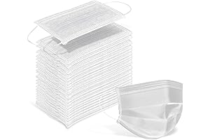 Wecolor Disposable 3 Layer Filtering Face Masks