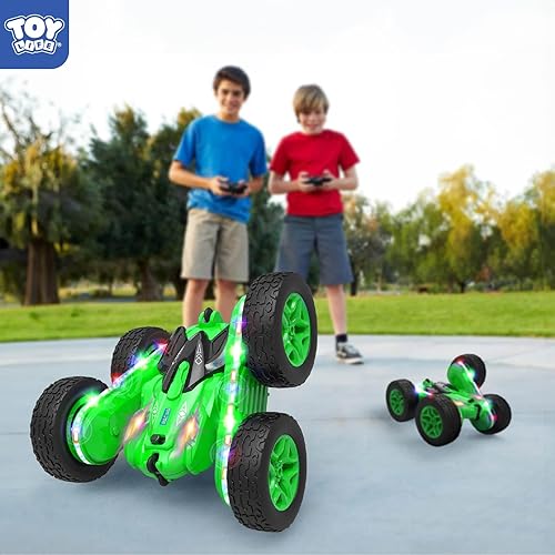 Miniatura 7 de TOY Life Coche de control remoto para niños de 2.4 G HZ, auto de acrobacias a control remoto, juguetes de control remoto para niños y niñas, auto de