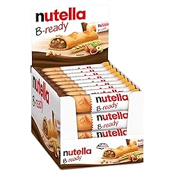 Offerta Nutella B-ready - 36 Snack Dolci Monoporzione, Croccante Cialda di Pane con un Cremoso Ripieno di Nutella, Confezione da 792 gr in sconto oggi
