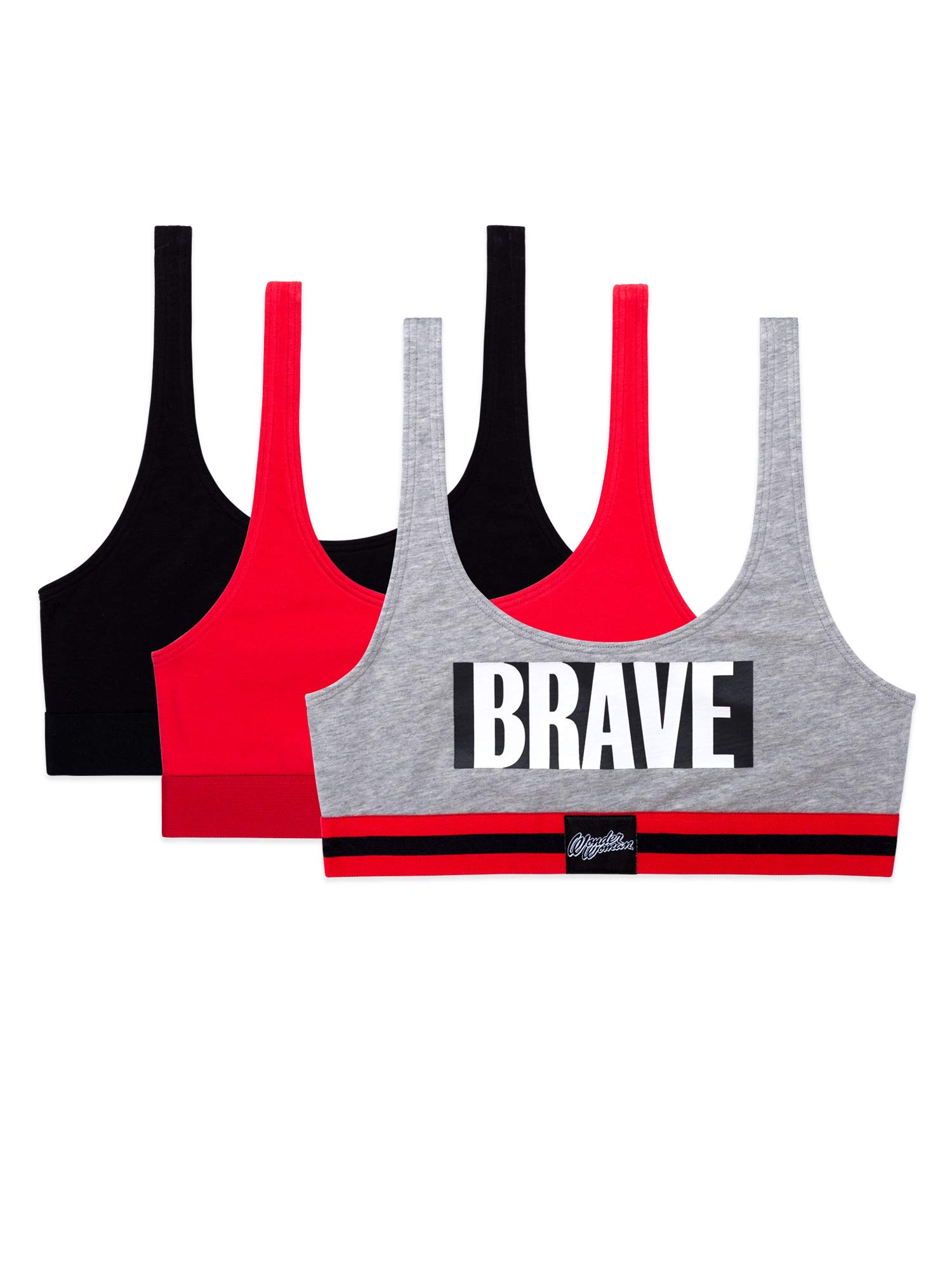 Fruit of The Loom Cotton Built-up Stretch Sports Bra Soutien-Gorge, Opaque Fille