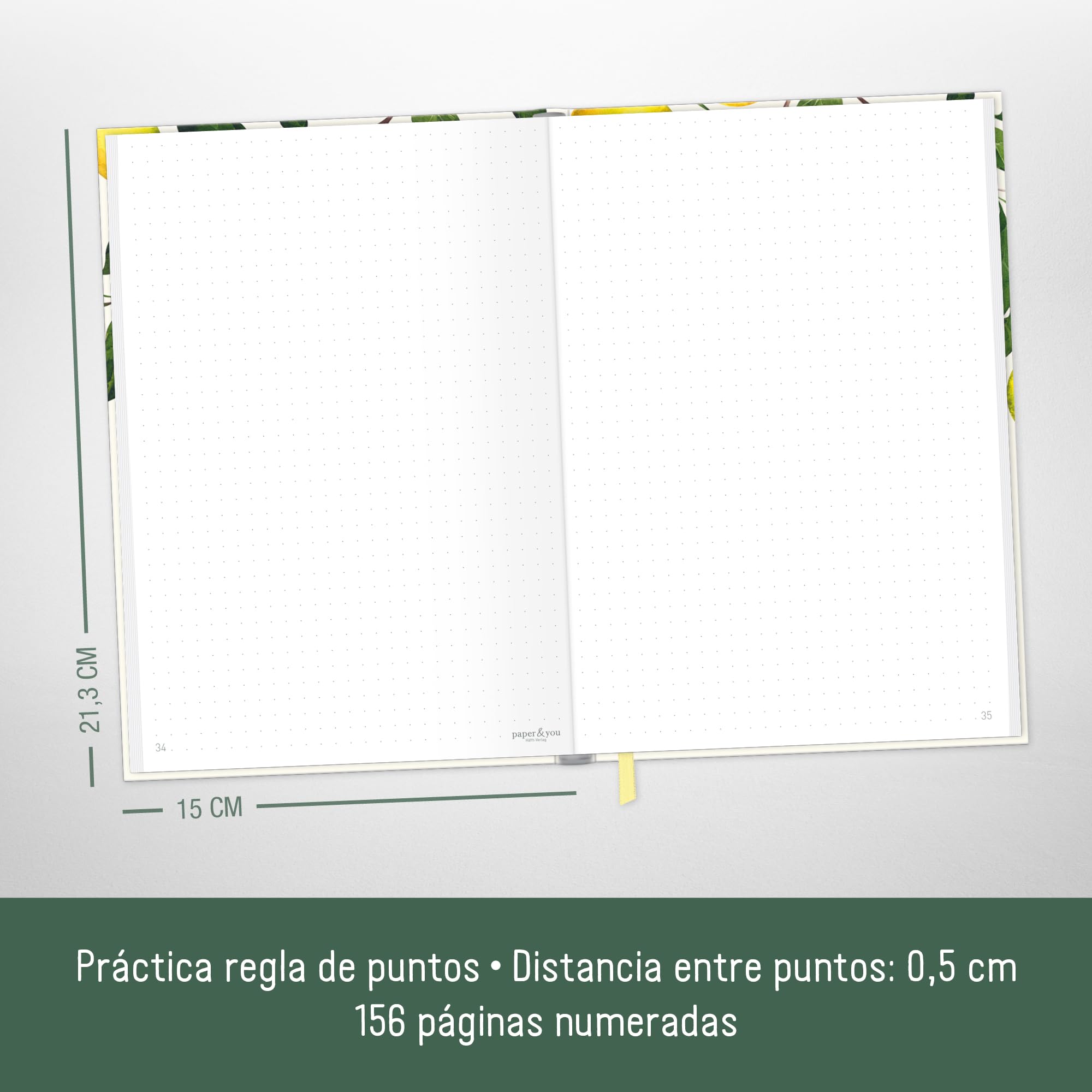 Carnet De Recettes DIY Paper&you Cooking With Love - Bullet Journal A5 Dotted 156 Pages