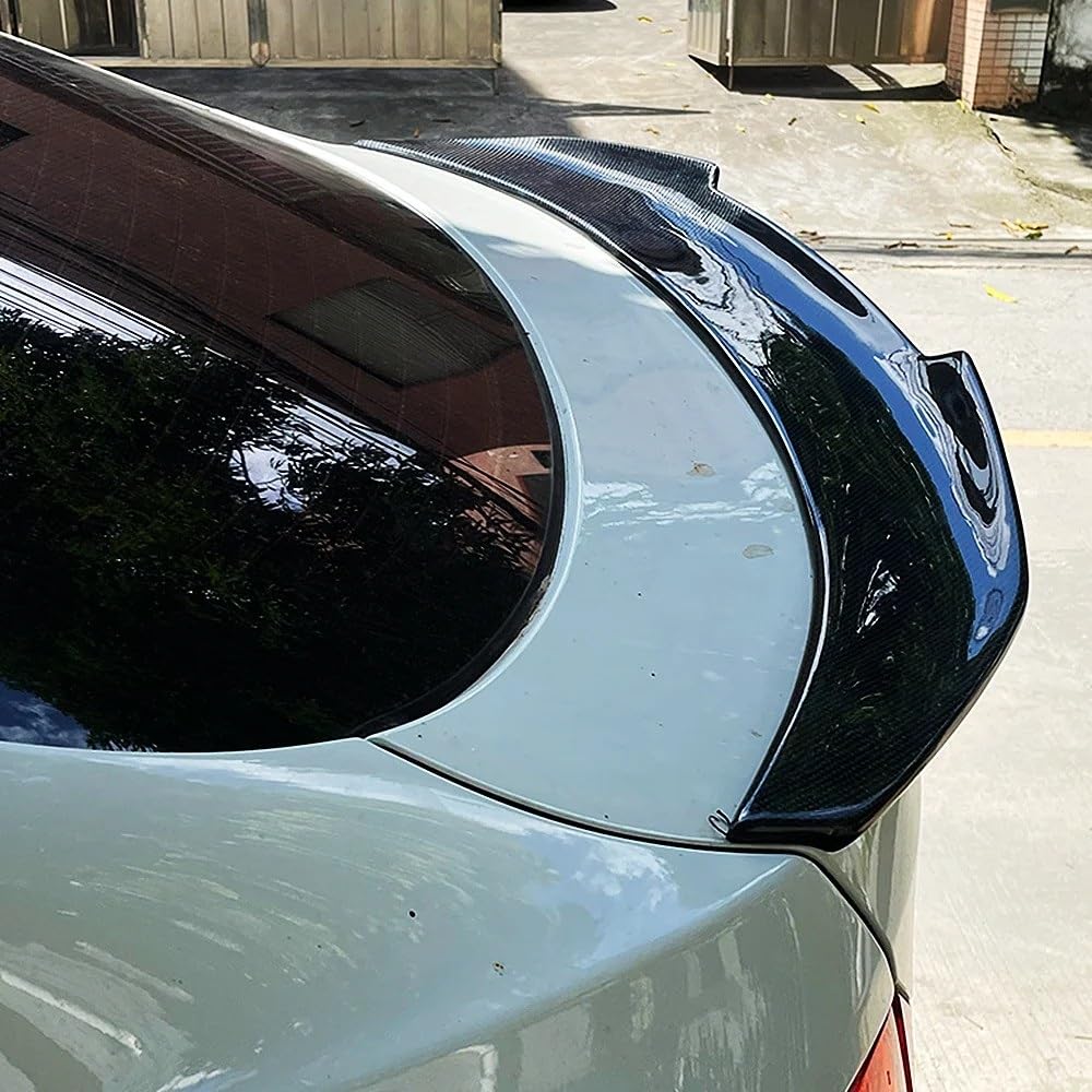 Dla B&MW X6 E71 E72 2008-2014 Skrzydło Na Klapie Lotka Tylny Spoiler Bagażnika Akcesoria Dekoracyjne Do Samochodu Spojler Tylny Trunk Wing(Real Carbon Fibe)