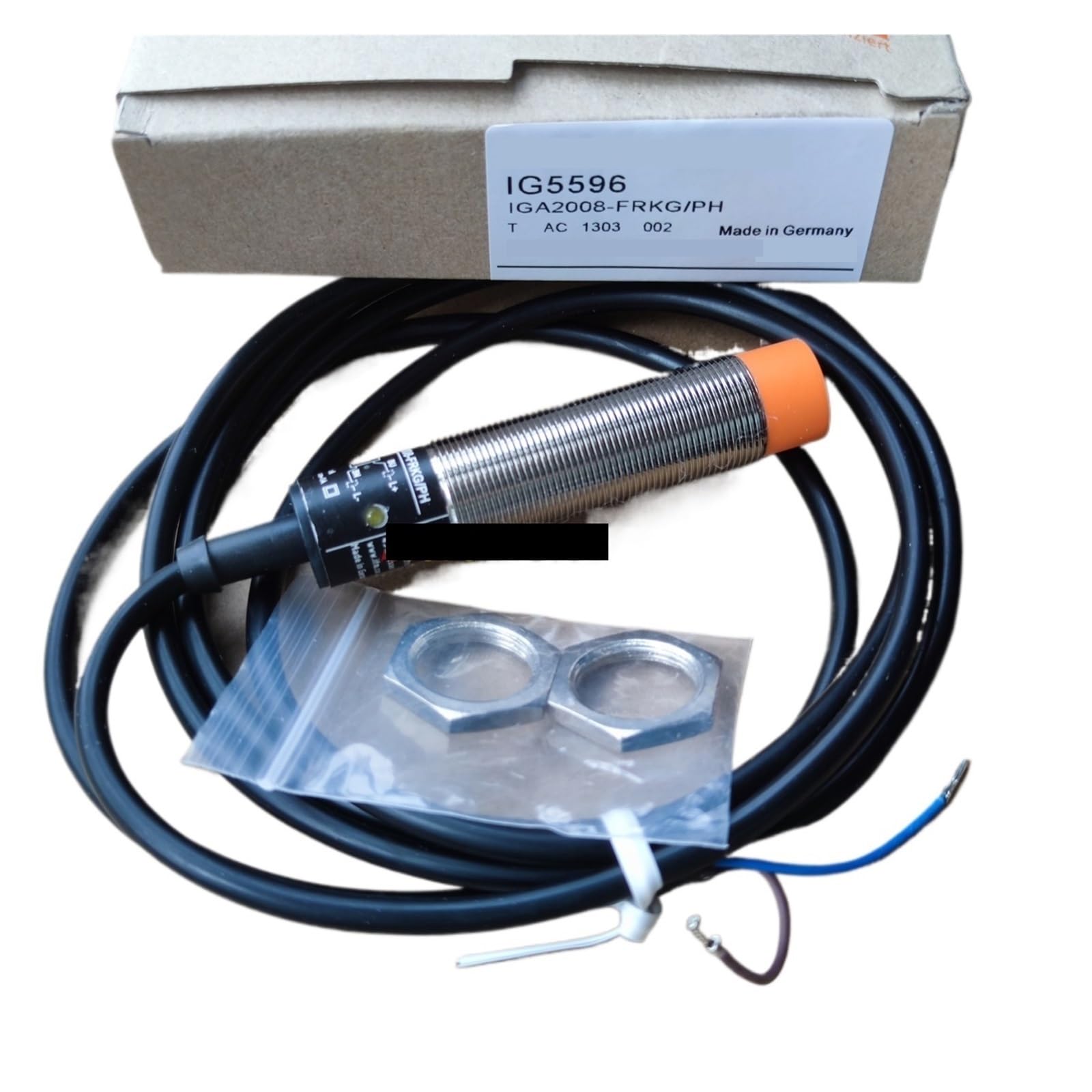 Capteur inductif IG5597 NO haute précision pour commutation mécanique stable