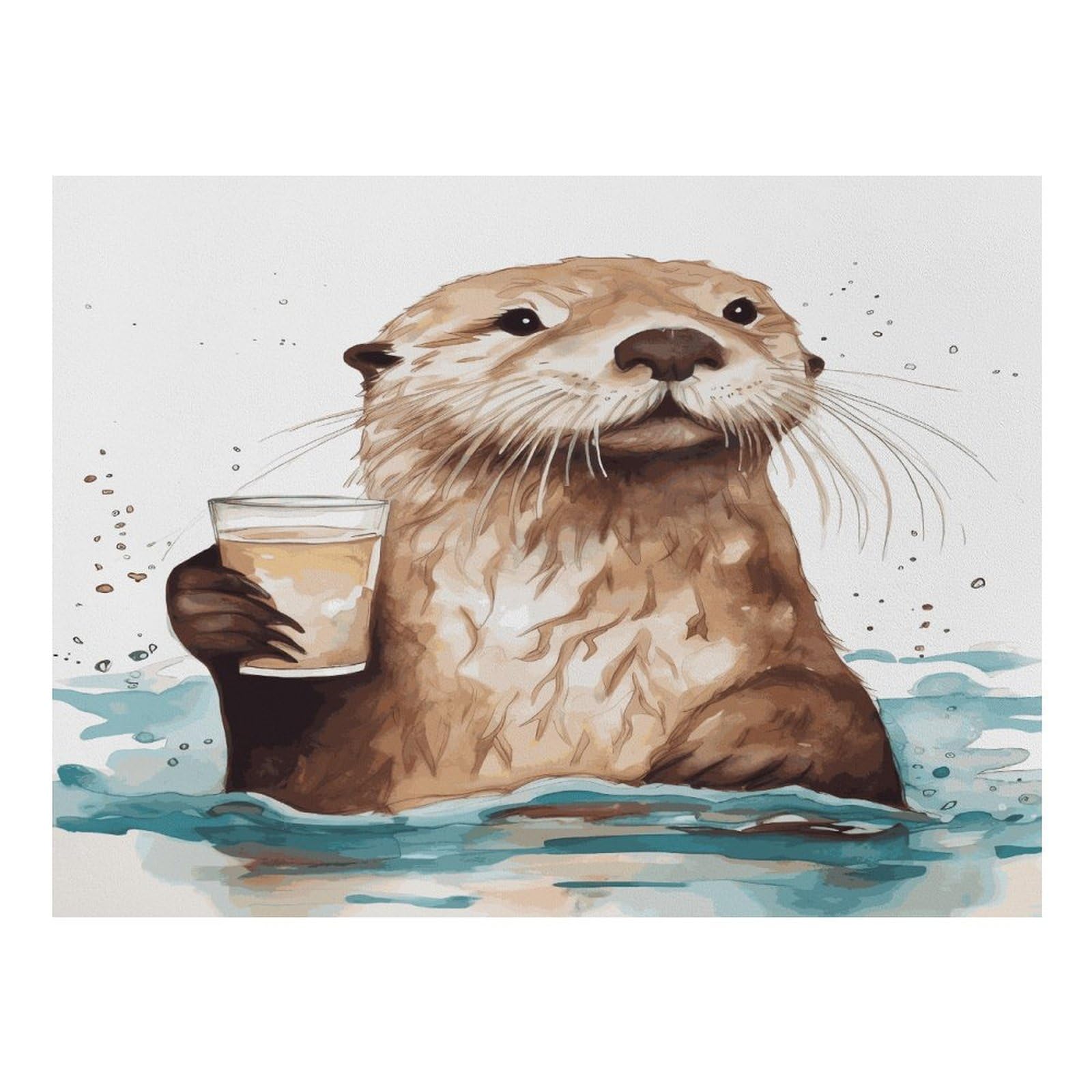Tapis de nourriture pour chat en loutre de mer – Tapis d'alimentation antidérapant pour chien facile à nettoyer pour la nourriture et l'eau, tapis de gamelle pour chien et chat, 61 x 81,3 cm
