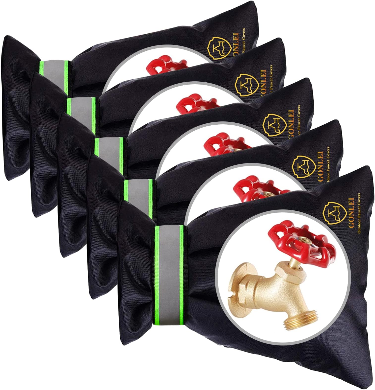 Outdoor Faucet Covers for Winter Freeze Protection with