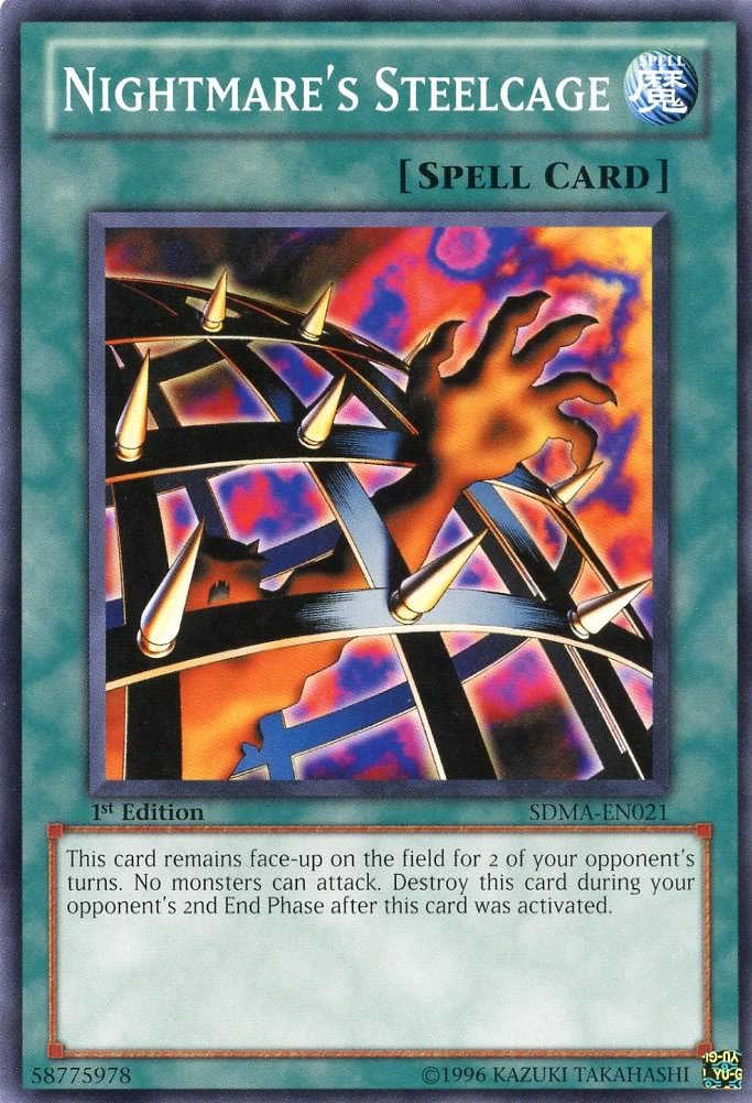 yugioh nightmare deck Amazon.com: Yu-Gi-Oh! - Nightmare's Steelcage (SDMA-EN021) - Structure Deck:  Marik - 1st Edition