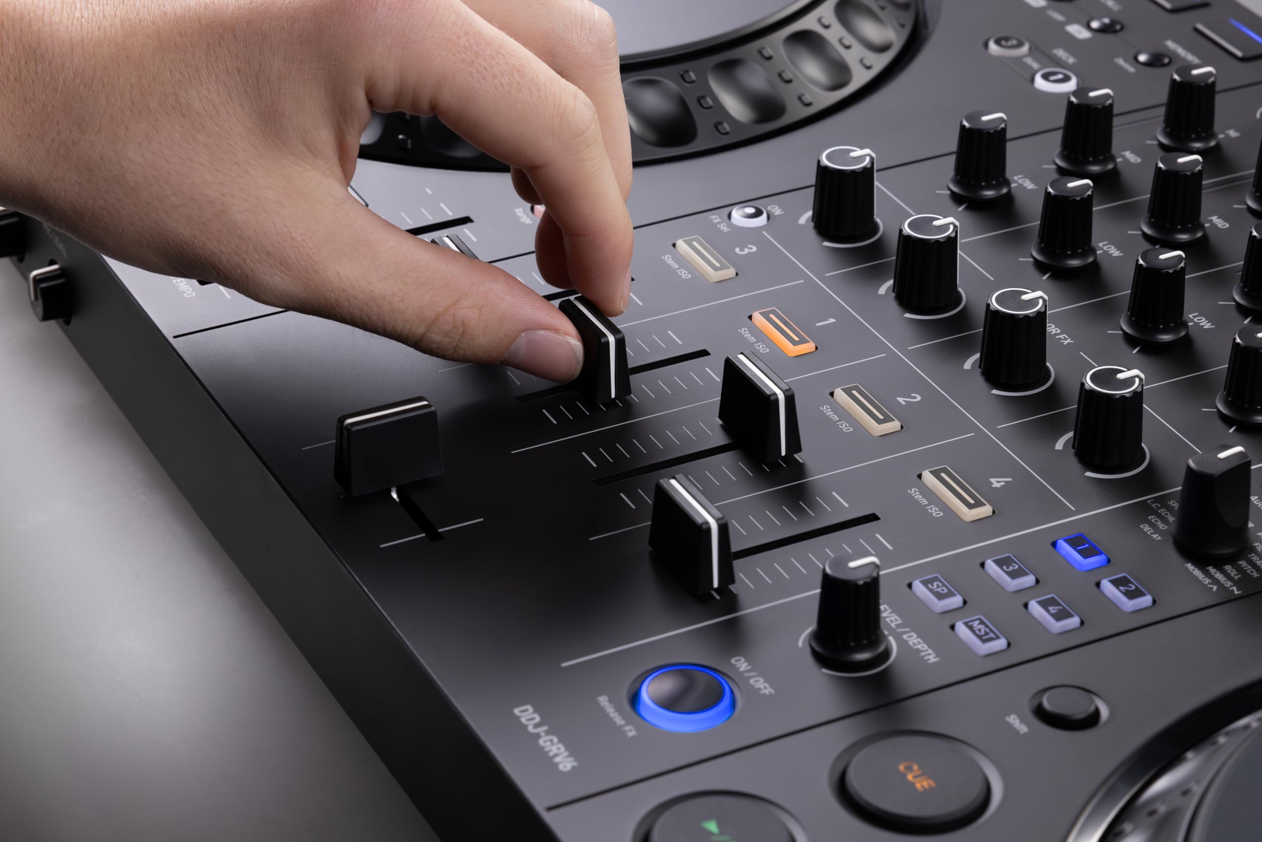 AlphaTheta DDJ-GRV6 Controladora DJ de 4 Canales Compatible Con Rekordbox y Serato DJ Pro