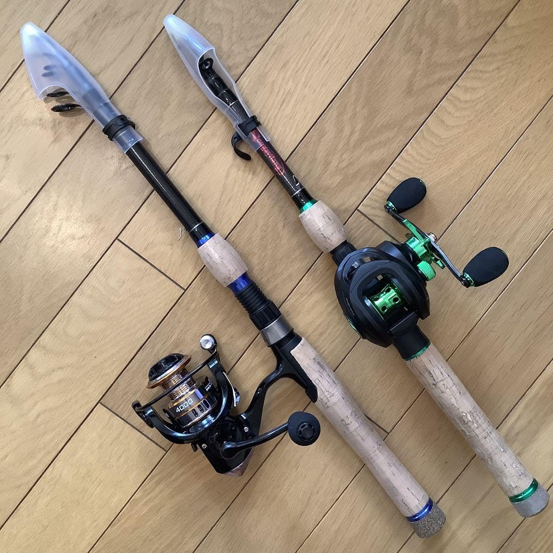 1.65mスピニングとベイトロッド&スピニング3000番とベイトリールセット 1.65mスピニングとベイトロッド&スピニング3000番とベイトリール