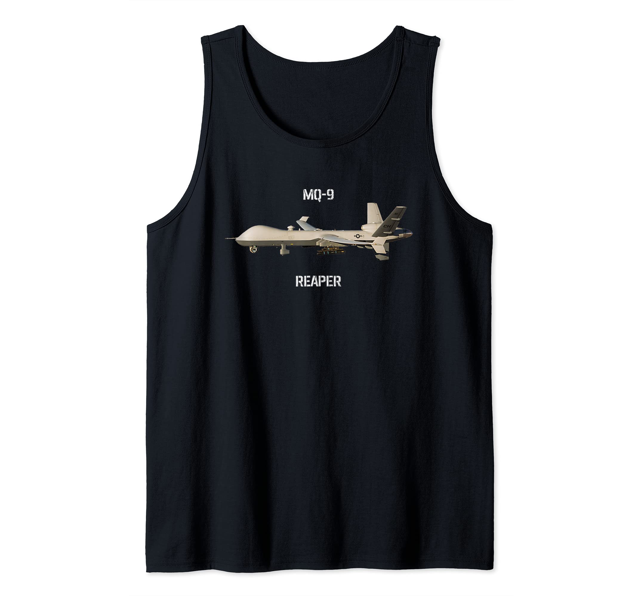 MQ-9 Unmanned Aircraft System Tank Top, Black