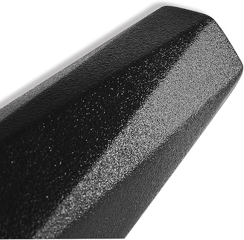 Miniatura 5 de NC CERANEE - Florero geométrico de cerámica para decoración moderna del hogar, florero floral de porcelana esmerilada, negro, 7.8 pulgadas