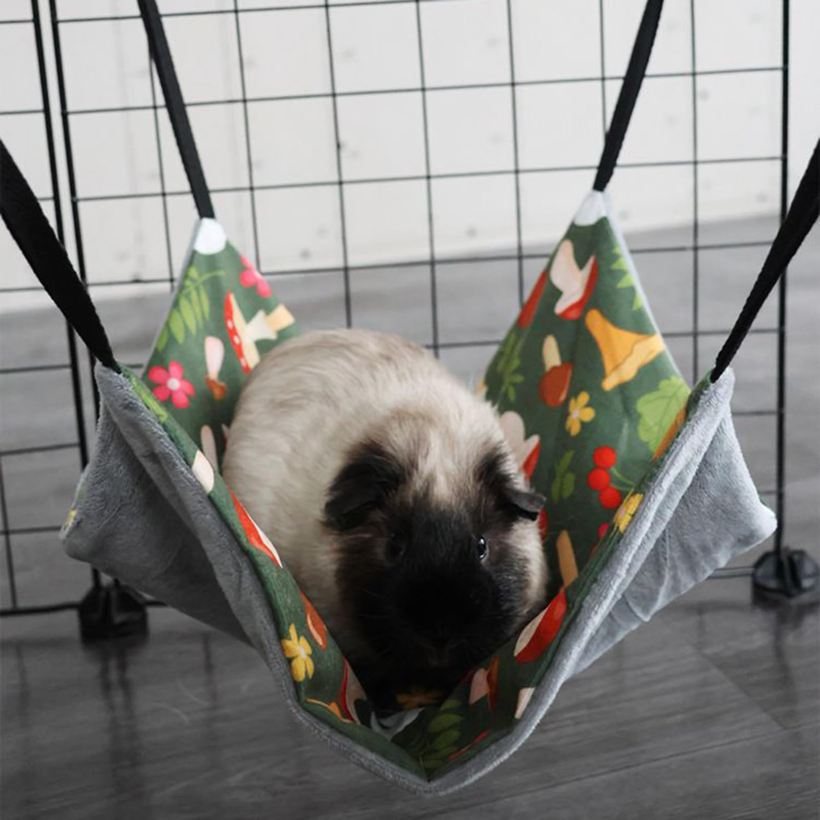 Hamac pour Hamster De Cage - 4 Pièces Hamac Tunnel Perméable À L'Air pour Furet - Lavable, Accessoires de Cage pour Hamsters Furets Chinchillas