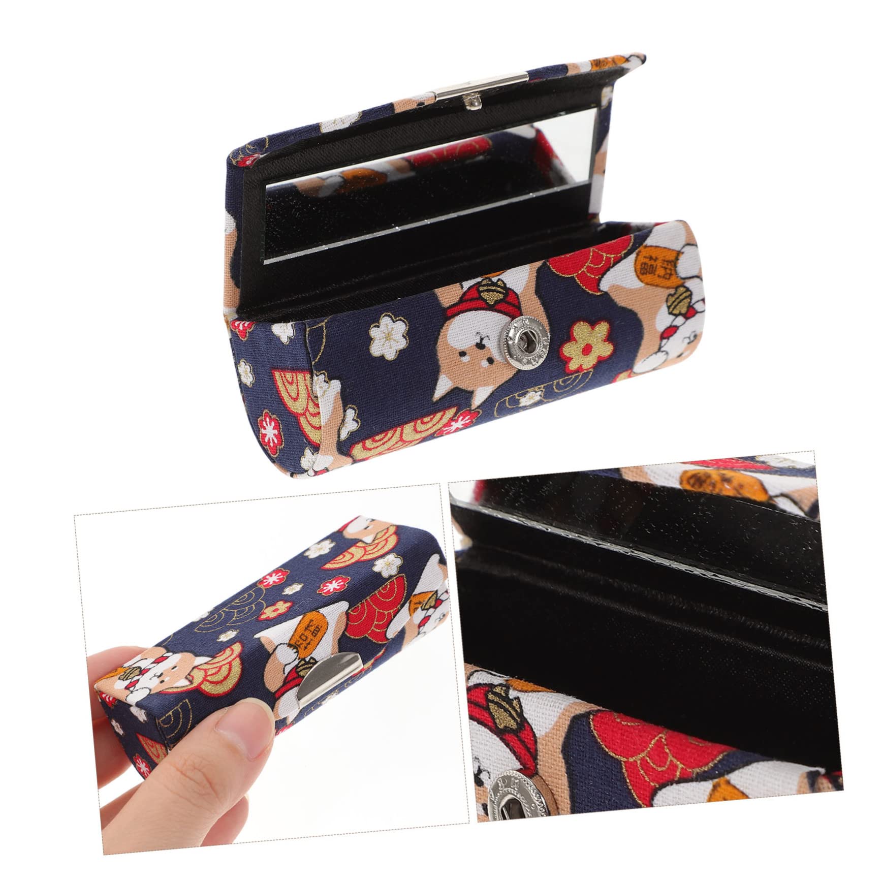 MAGICLULU 4 Pz scatola del rossetto organizzatore di rossetti custodia per rossetto porta regalini natale borse arredamento d'epoca squisito porta porta tascabile