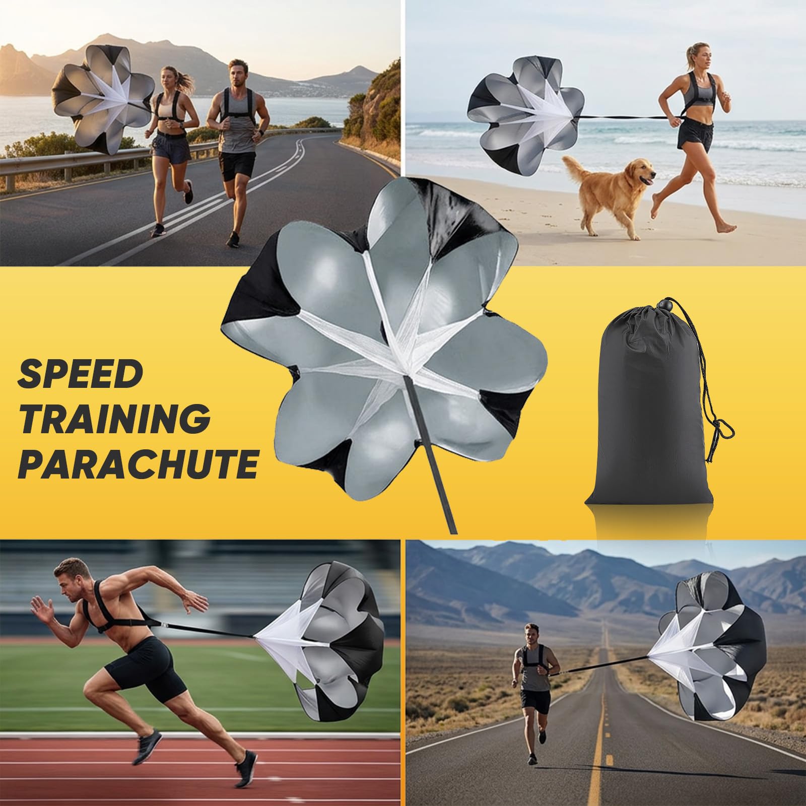 Kit Entraînement Foot - Échelle Coordination 6m, 20 Plot, Haies Réglables, Corde à Sauter & Bandes Résistance | Set Complet Sac Transport | Accessoire Foot pour Ados & Adultes