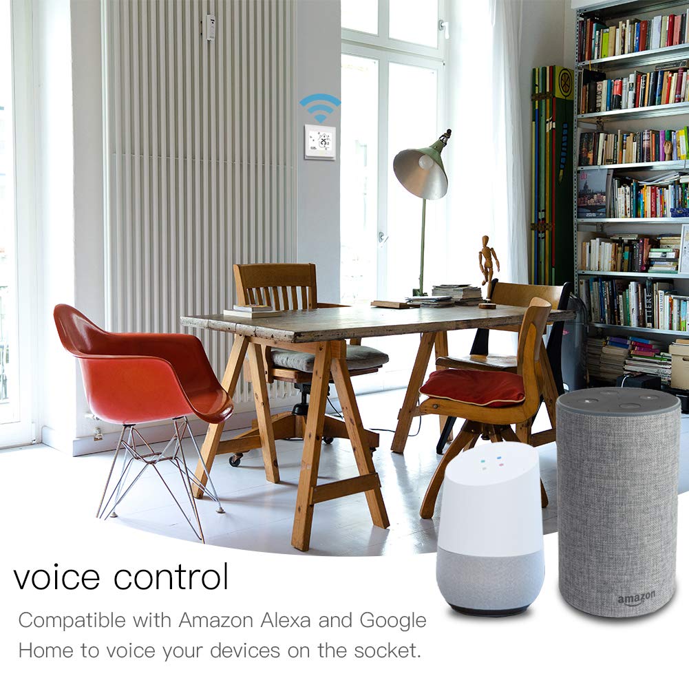 MOES WiFi Thermostat Chauffage au Sol à Eau Connecté et Intelligent Filaire, WiFi 2.4GHz et Fil Neutre Requis Contrôleur de Température, Compatible avec Smart Life Tuya Alexa et Google Home