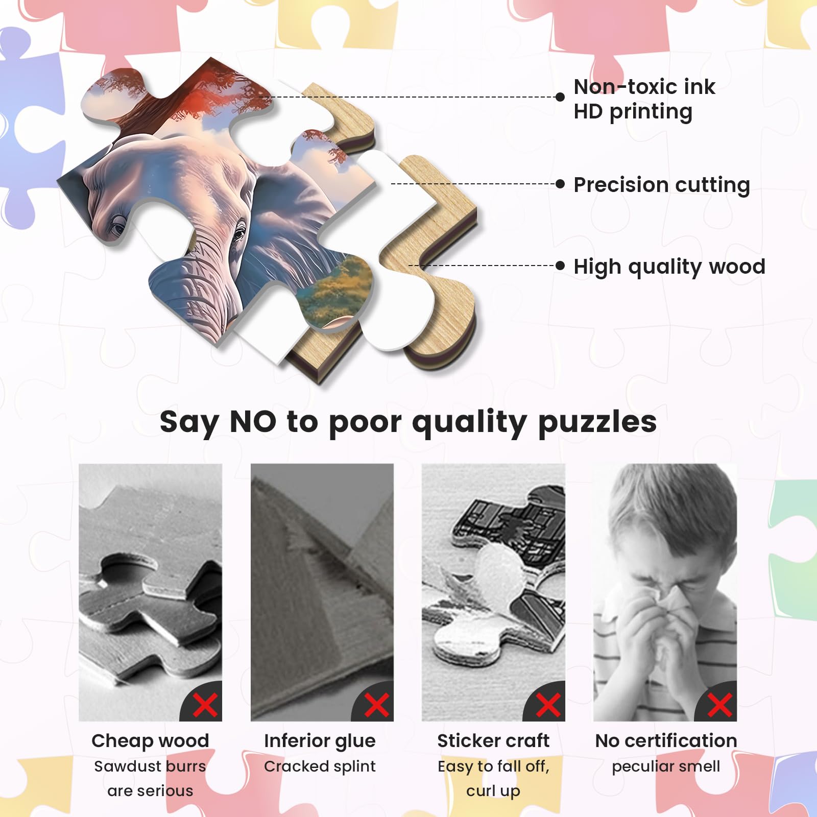 Amazon | 大型パズル100ピース 高齢者向け 象の森 認知症パズル 高齢者