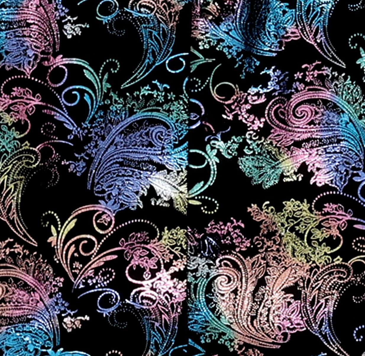 Gioberti Men's Formal 4pc Paisley Vest Necktie Bowtie and Pocket Square