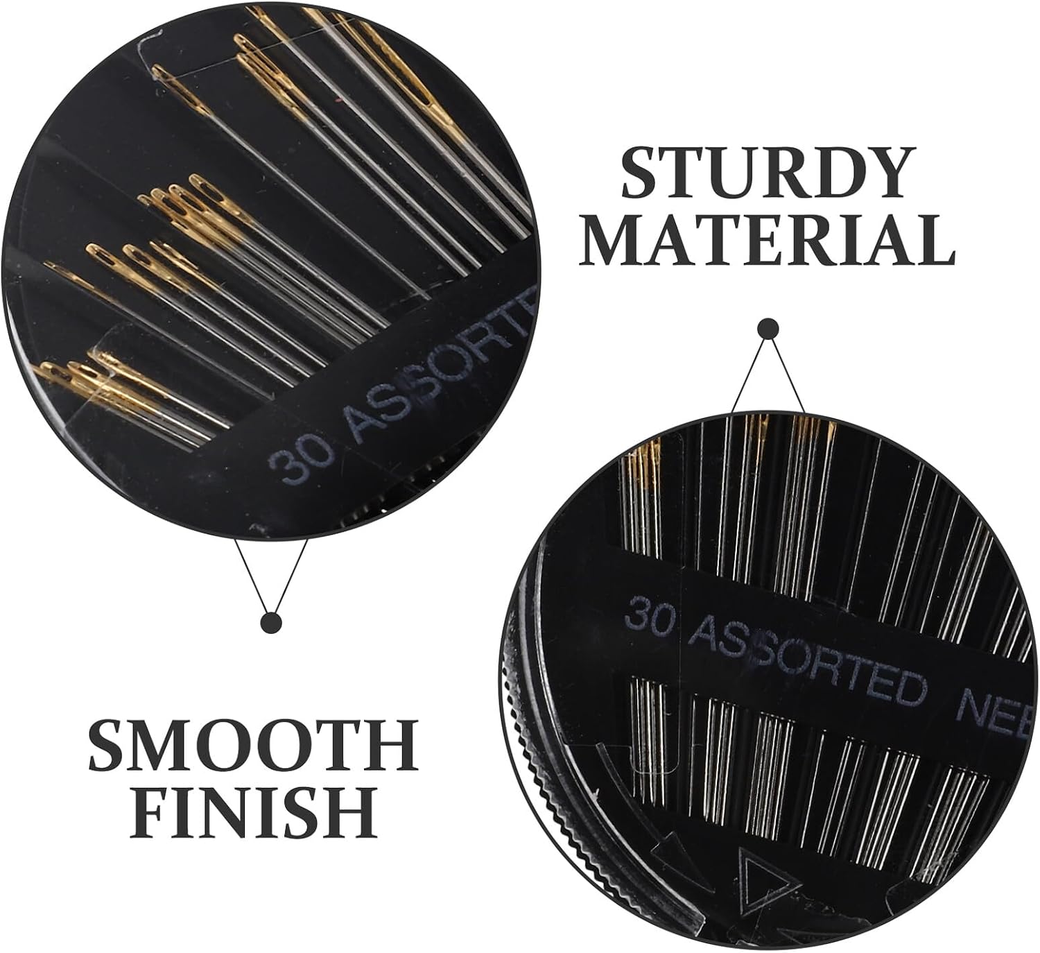 SEWCHICS Blunt Yarn Needles Sewing Tool Set for Hand Embroidery and Knitting, Compact Blunt Tip Needles for Sweater Repair and DIY Yarn Crafts