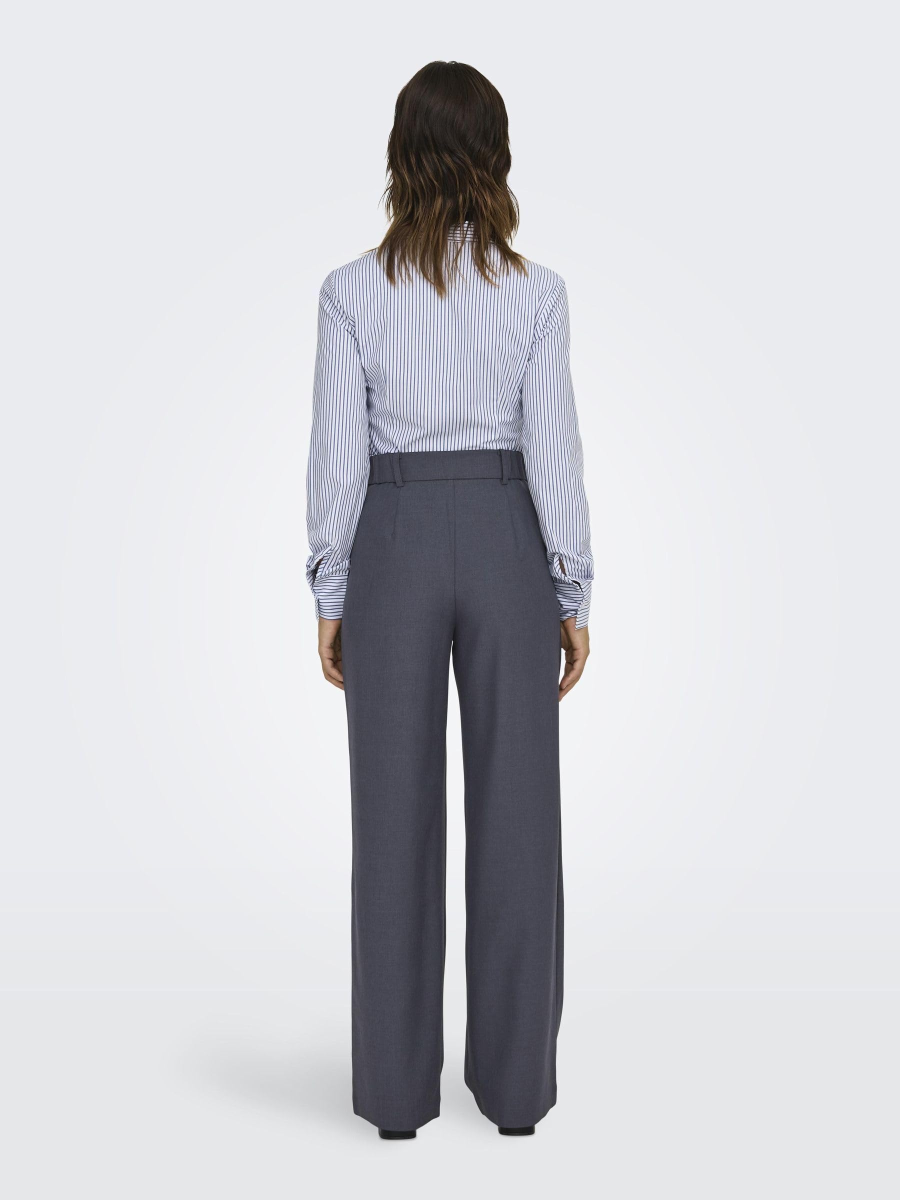 Only - Onllinda HW STR Mel Pants CC TLR, Pantaloni Donna