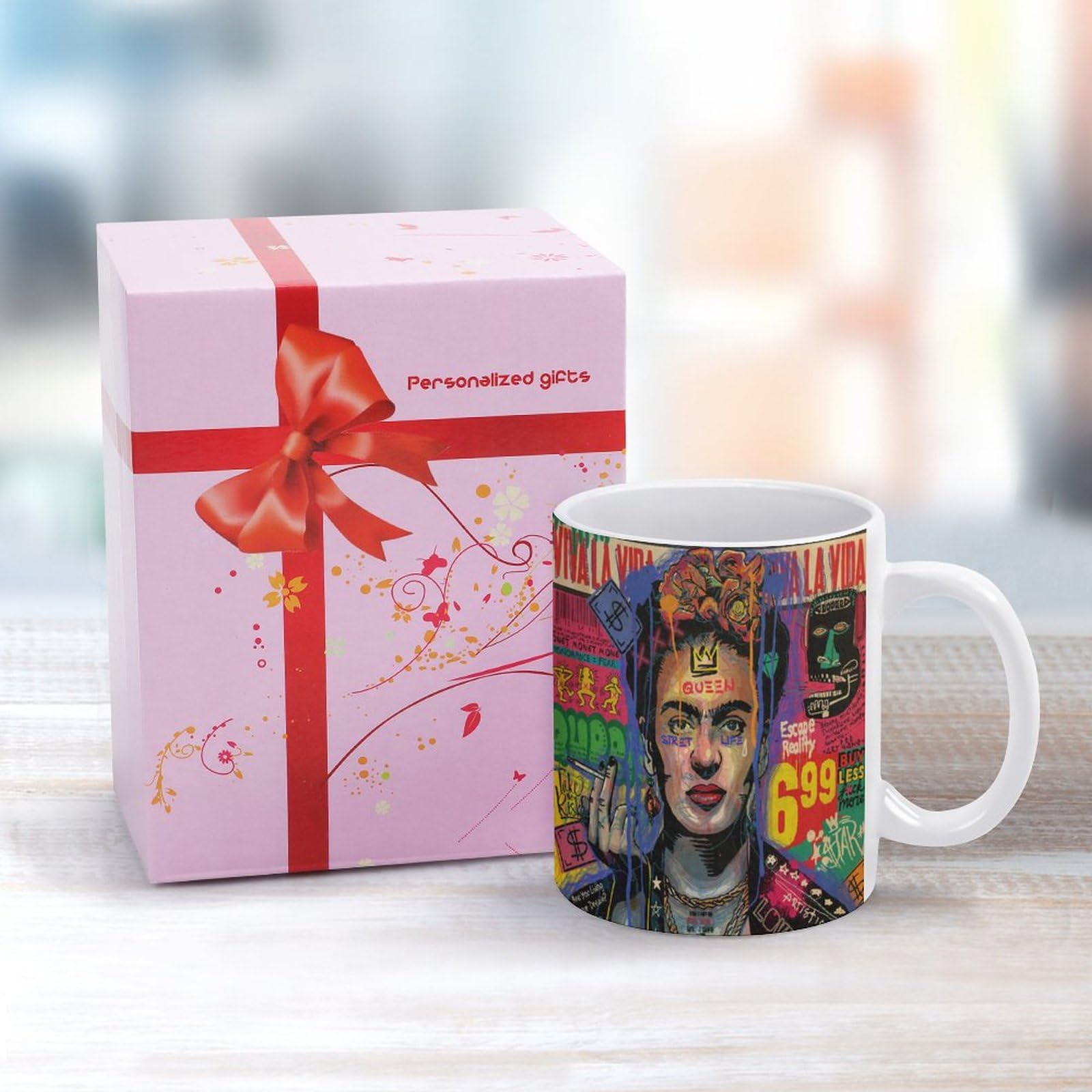 フリーダ・カーロ 陶器製マグカップ フリーダ・カーロのマグカップ - Etsy 日本