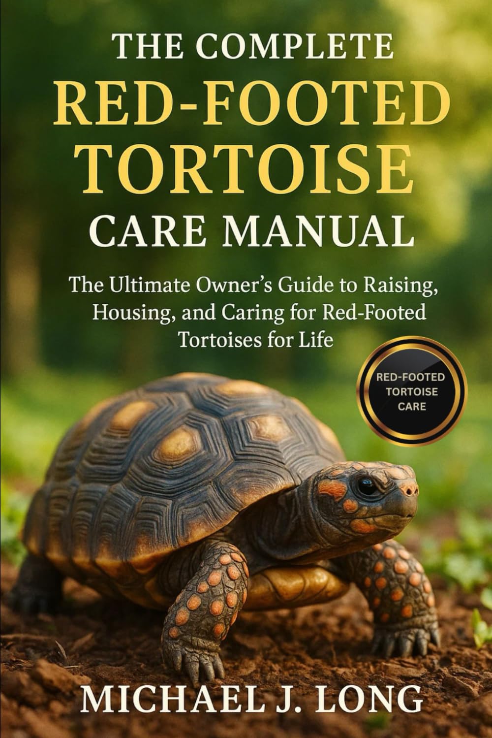THE COMPLETE RED-FOOTED TORTOISE CARE MANUAL: The Ultimate Owner’s Guide to Raising, Housing, and Caring for Red-Footed Tortoises for Life